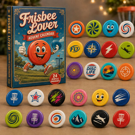 Frisbee Lover Advent Calendar 2026 - 24-Day Festive Countdown
