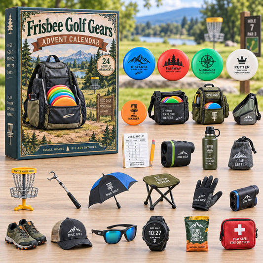 Frisbee Golf Gears Advent Calendar 2026 - 24-Day Festive Countdown