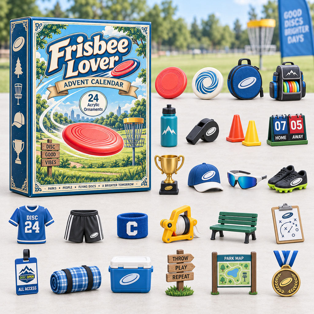 Frisbee Lover Advent Calendar 2026 - 24-Day Festive Countdown