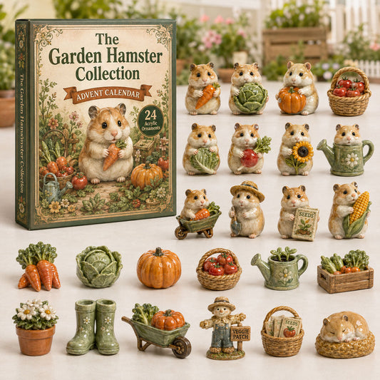Garden Hamster Advent Calendar 2026 - 24-Day Festive Countdown