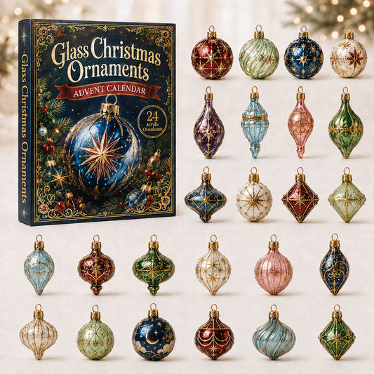 Glass Christmas Advent Calendar 2026 - 24-Day Festive Countdown