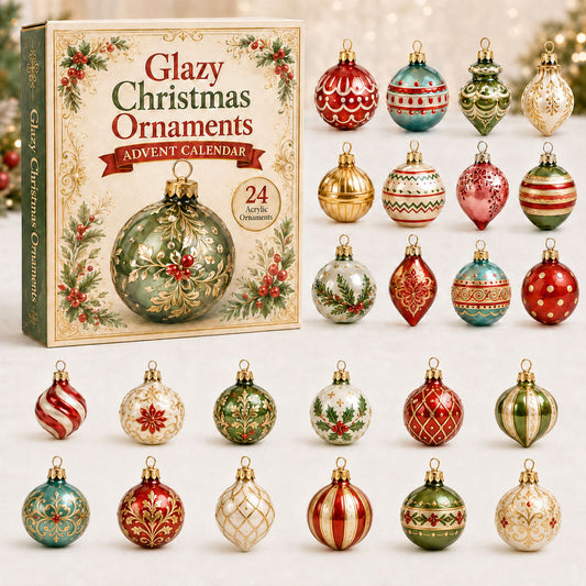 Glazy Christmas Advent Calendar 2026 - 24-Day Festive Countdown