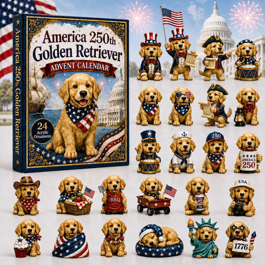 Golden Retriever Advent Calendar 2026 - 24-Day Festive Countdown