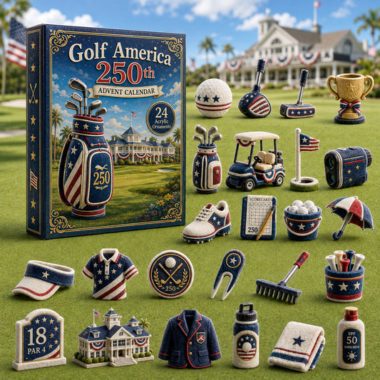 Golf America 250th Advent Calendar 2026 - 24-Day Festive Countdown