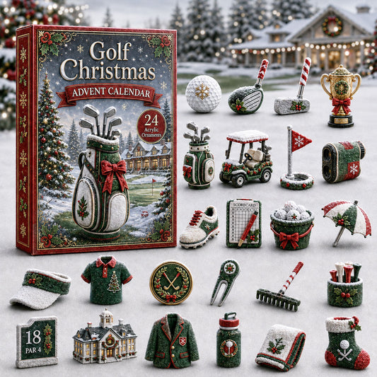 Golf Christmas Advent Calendar 2026 - 24-Day Festive Countdown