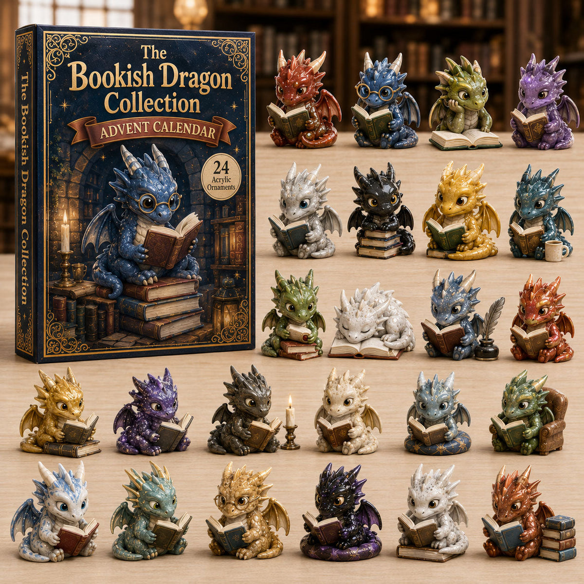Gothic Dragon Advent Calendar 2026 - 24-Day Festive Countdown
