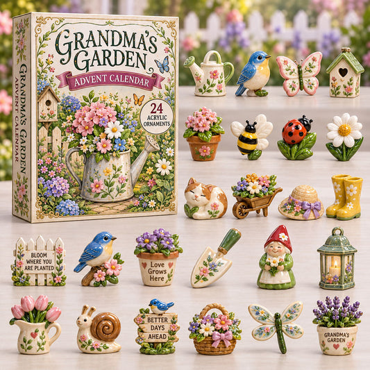 Grandmas Garden Advent Calendar 2026 - 24-Day Festive Countdown
