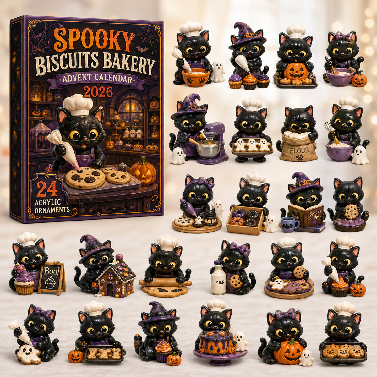 Spooky Biscuits Bakery Advent Calendar 2026 - 24-Day Festive Countdown