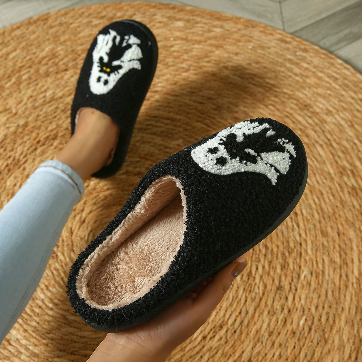 Chaussons Halloween Effrayants HUMTTO
