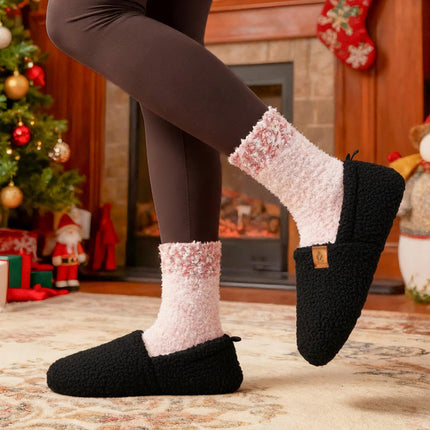 Women’s Orthopedic Warm Shearling Slippers | Wide Fit Arch Support