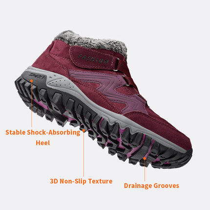 Unisex’s Warm Waterproof Orthopedic Boots – Wide Fit Pain Relief