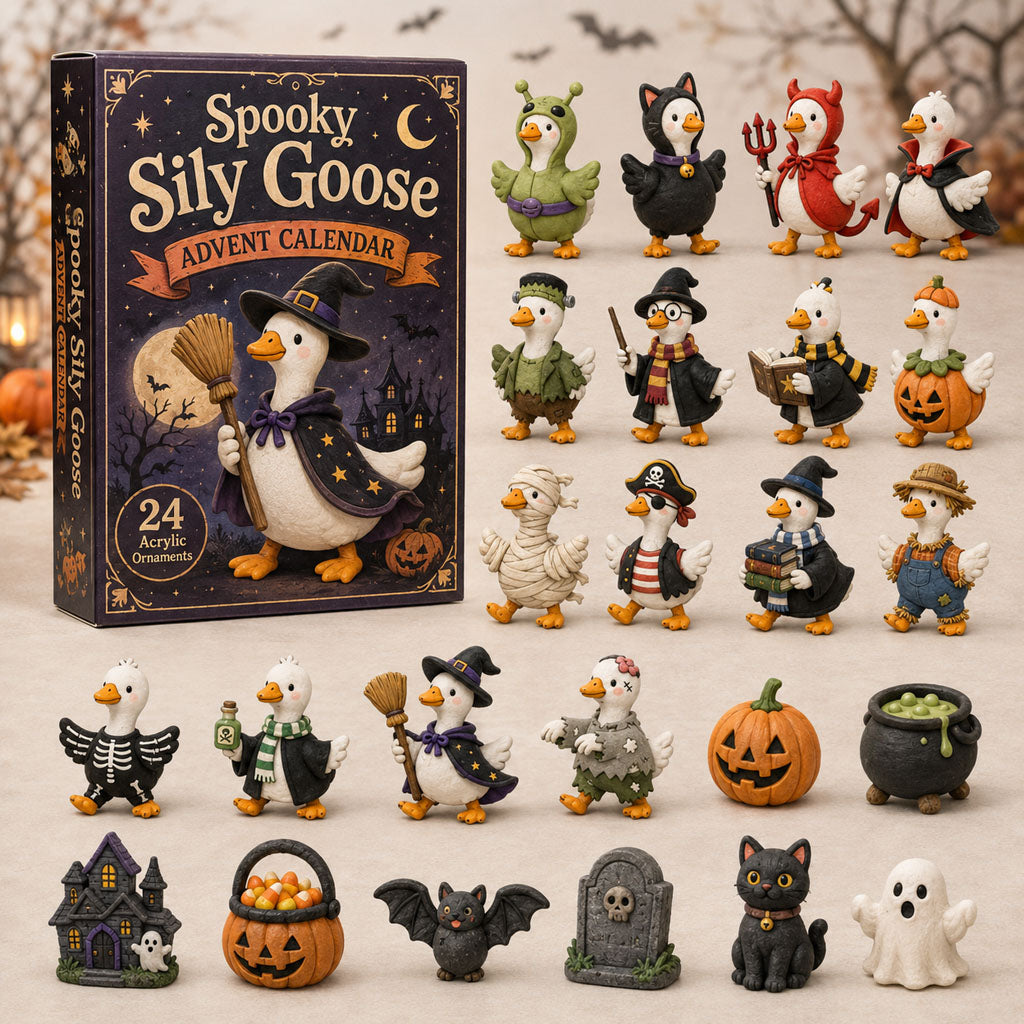 Halloween Silly Goose Advent Calendar 2026 - 24-Day Festive Countdown