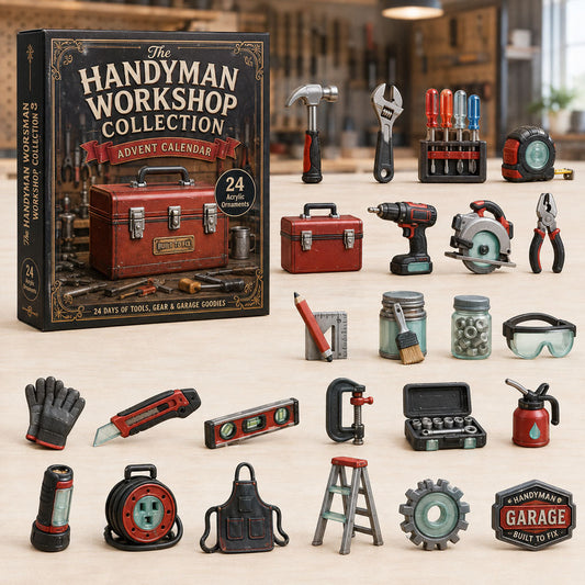Handyman Workshop Tool Advent Calendar 2026 - 24-Day Festive Countdown