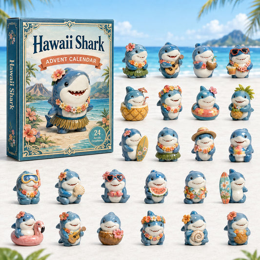 Hawaii Shark Advent Calendar 2026 - 24-Day Festive Countdown