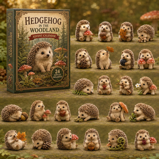 Hedgehog In The Woodland Advent Calendar 2026 - 24-Day Festive Countdown