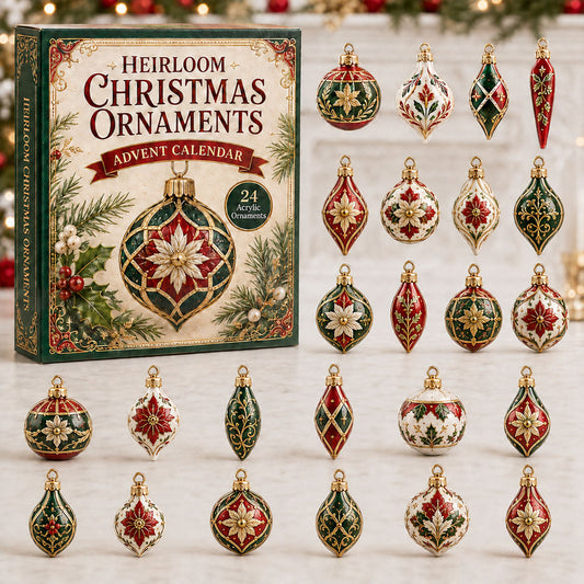 Heirloom Christmas Advent Calendar 2026 - 24-Day Festive Countdown