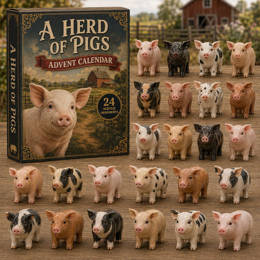 Herd Of Pigs Advent Calendar 2026 - 24-Day Festive Countdown