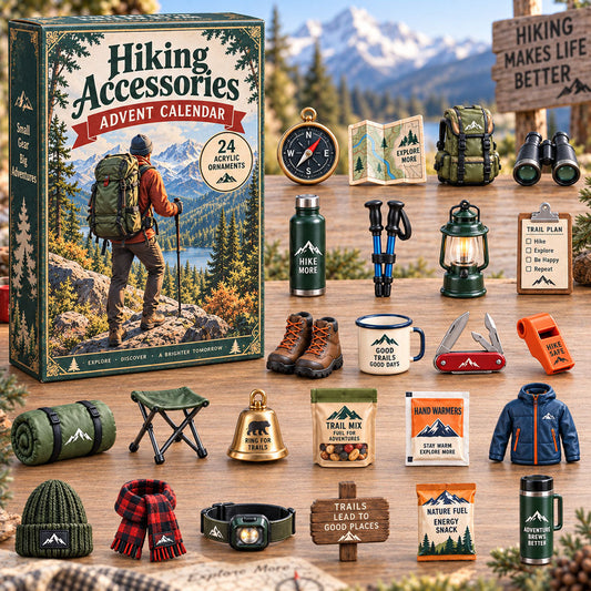 Hiking Accessories Advent Calendar 2026 - 24-Day Festive Countdown