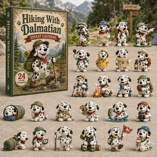 Hiking Dalmatian Advent Calendar 2026 - 24-Day Festive Countdown