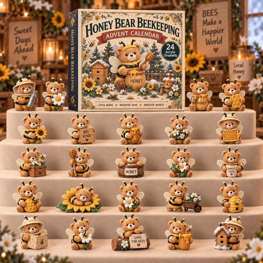 Honey Bear Beekeeping Advent Calendar 2026 - 24-Day Festive Countdown