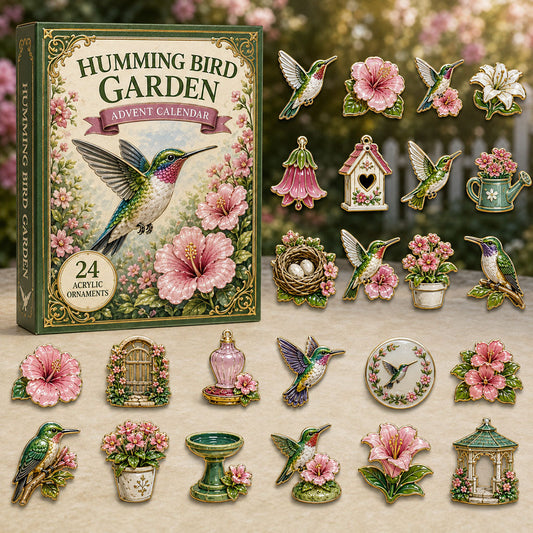 Hummingbird Garden Advent Calendar 2026 - 24-Day Festive Countdown