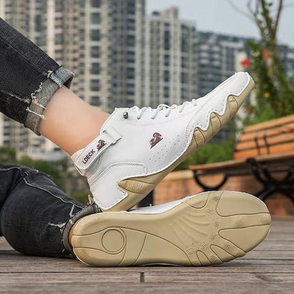 Unisex Orthopedic Leather Boots |  Barefoot Shoes with Wide Foot-Shaped Toe Box & Arch Support