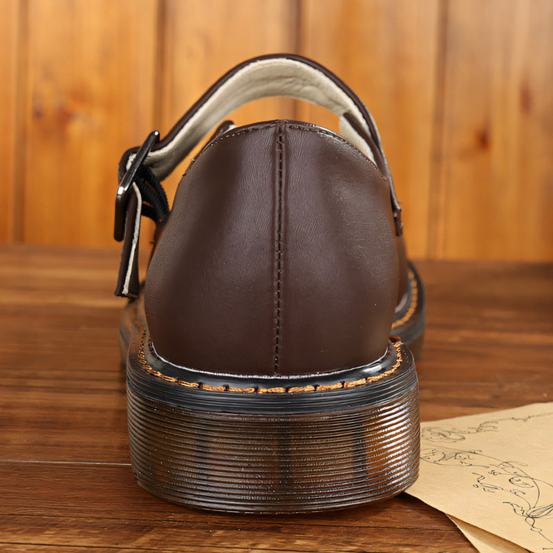 Ballerines Mary Jane Orthopédiques pour Femme | Chaussures Classiques en Cuir au Quotidien