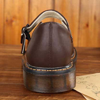 Ballerines Mary Jane Orthopédiques pour Femme | Chaussures Classiques en Cuir au Quotidien