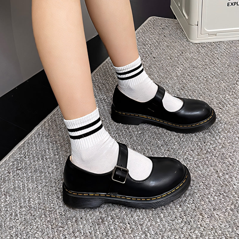 Ballerines Mary Jane Orthopédiques pour Femme | Chaussures Classiques en Cuir au Quotidien