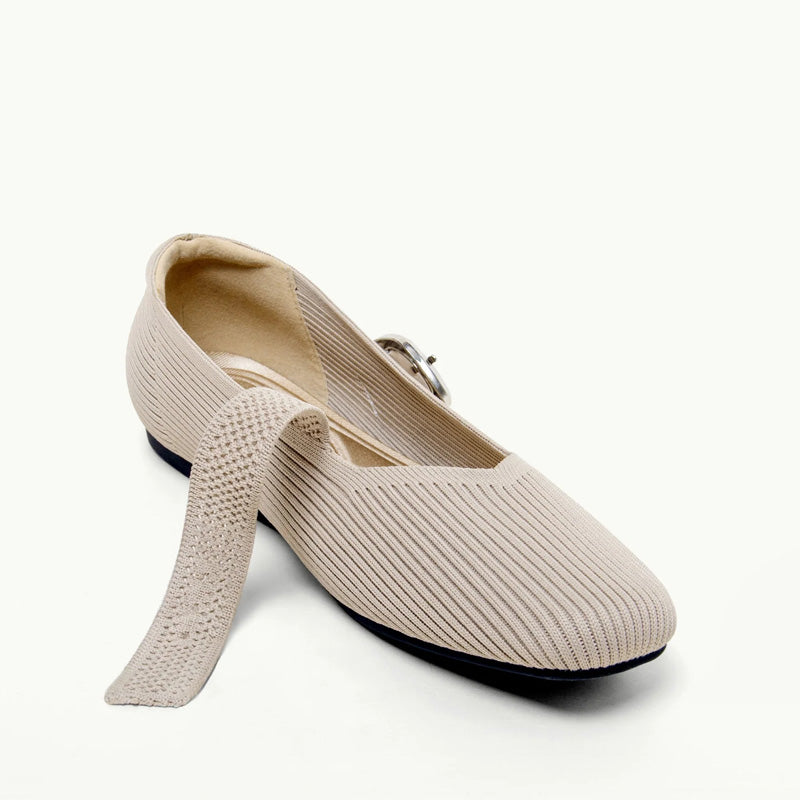 Ballerines Orthopédiques Mary Jane pour Femme | Chaussures Respirantes à Bout Carré en Maille