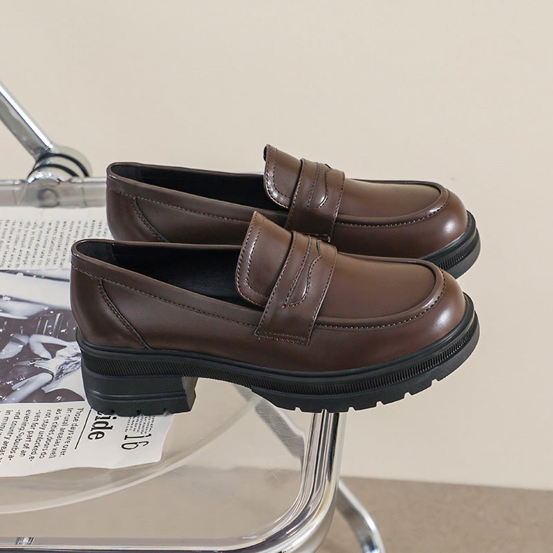 Mocassins Épais à Enfiler pour Femme – Chaussures Confort Larges pour Soulagement de la Douleur