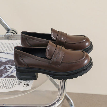 Mocassins Épais à Enfiler pour Femme – Chaussures Confort Larges pour Soulagement de la Douleur