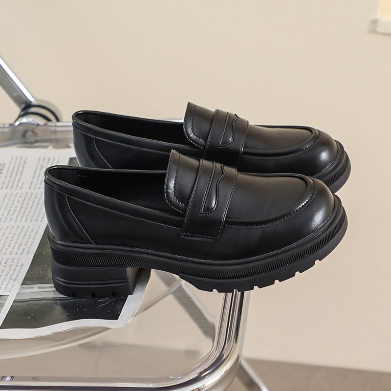 Mocassins Épais à Enfiler pour Femme – Chaussures Confort Larges pour Soulagement de la Douleur