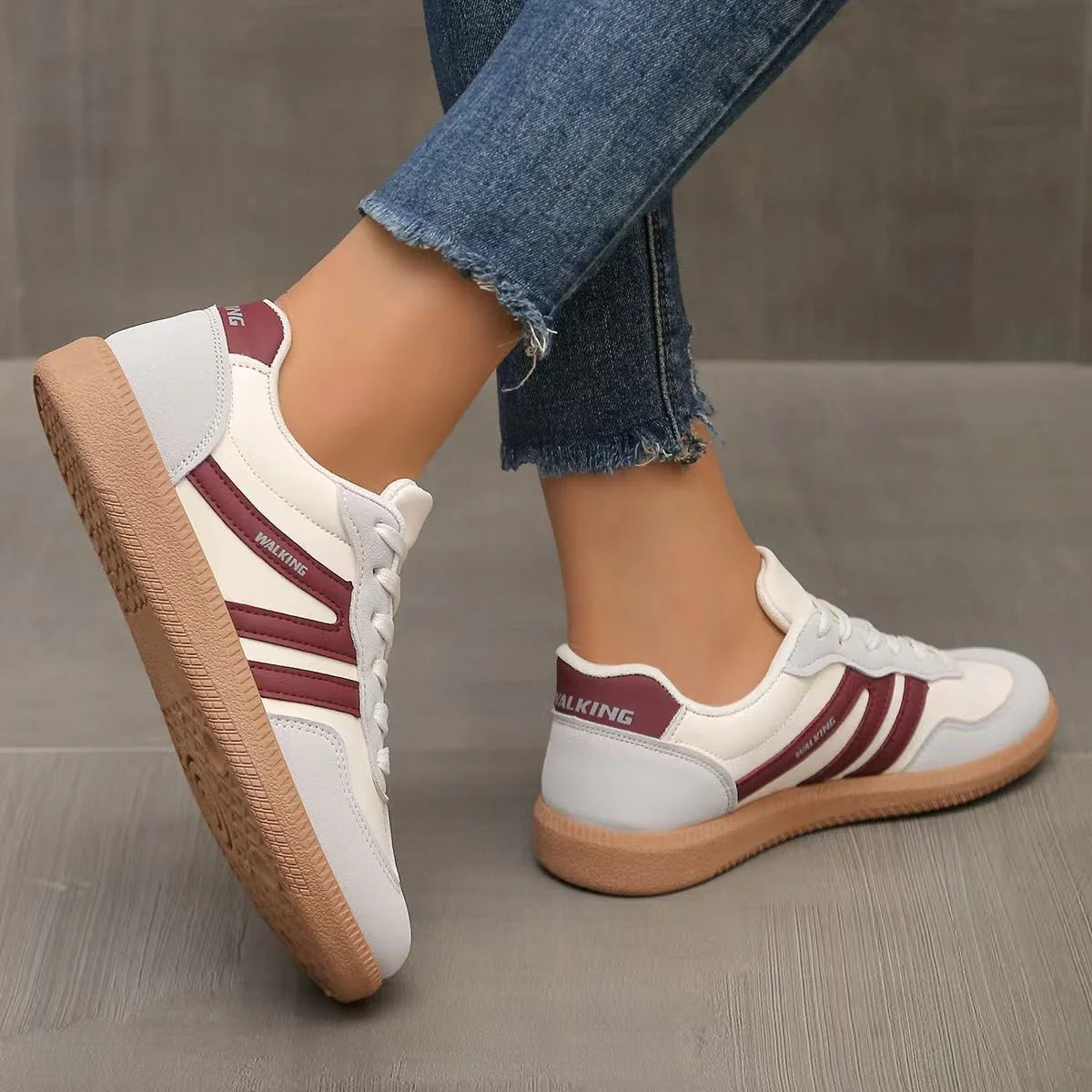 Extra Wide Fit Suede Trainers for Women | Orthopedic Support & Everyday Comfort