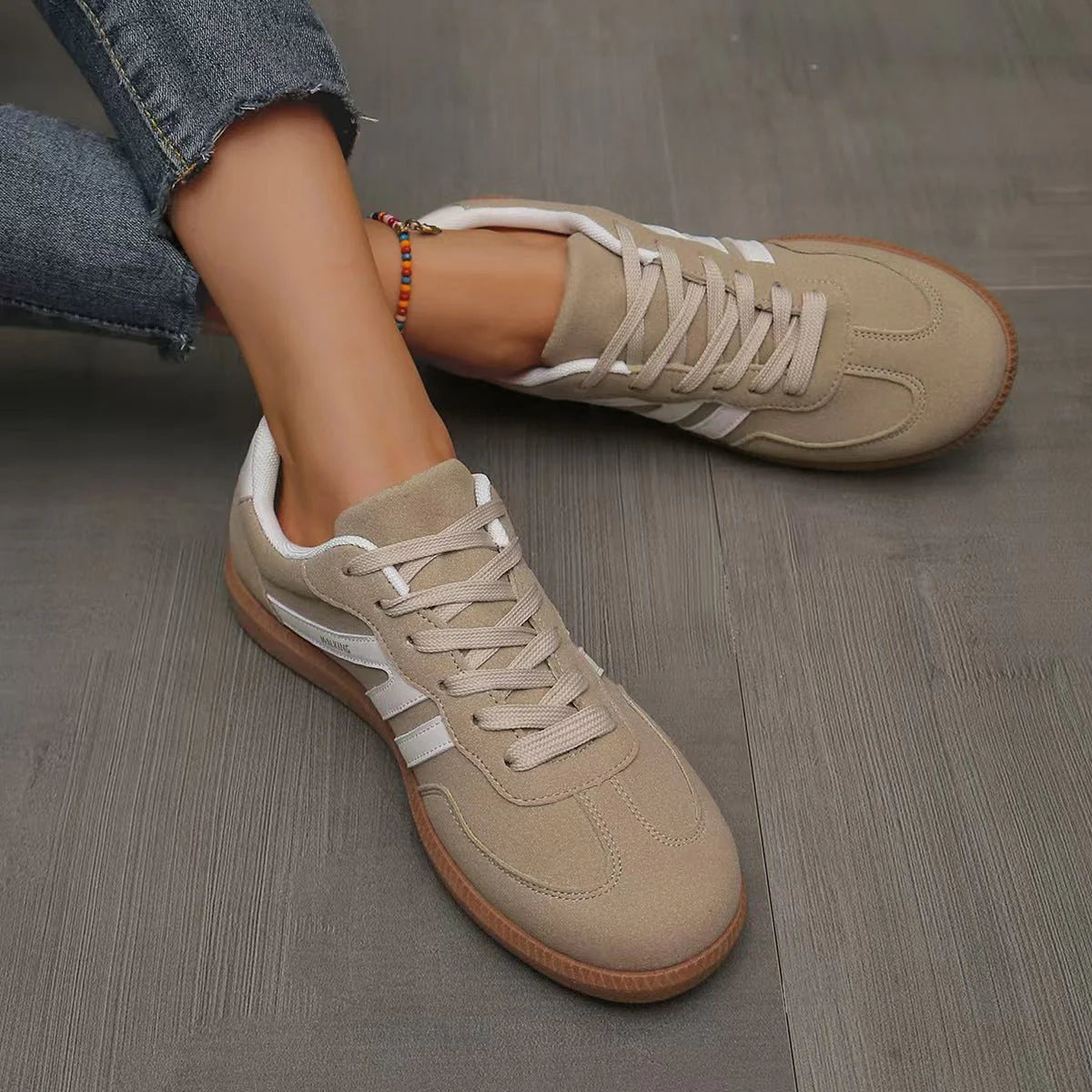 Extra Wide Fit Suede Trainers for Women | Orthopedic Support & Everyday Comfort