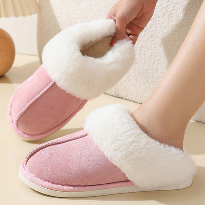 Chaussons Confortables et Chauds pour Femme – Fausse Fourrure, Antidérapants, Soin des Pieds
