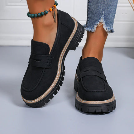 Women's Platform Loafers | Chunky Sole Comfort with Arch Support