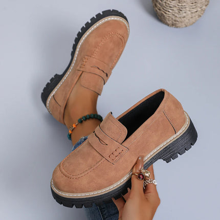 Women's Platform Loafers | Chunky Sole Comfort with Arch Support