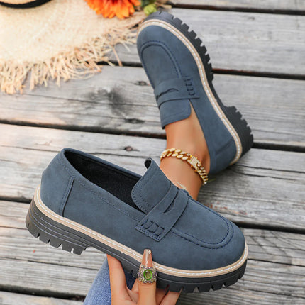 Women's Platform Loafers | Chunky Sole Comfort with Arch Support