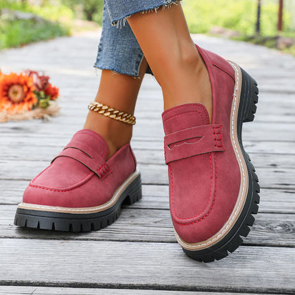 Women's Platform Loafers | Chunky Sole Comfort with Arch Support