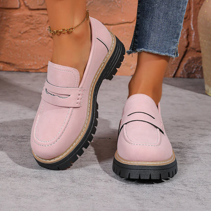 Women's Platform Loafers | Chunky Sole Comfort with Arch Support