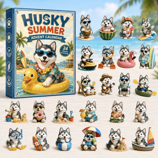 Husky Summer Advent Calendar 2026 - 24-Day Festive Countdown