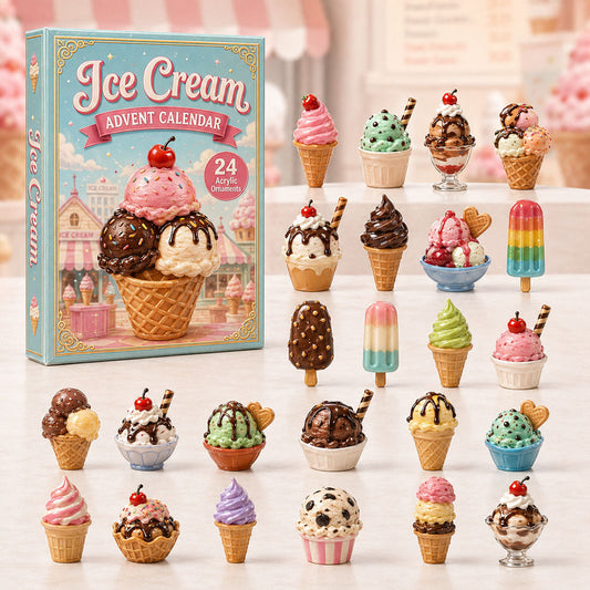 Ice Cream Sweet Treat Advent Calendar 2026 - 24-Day Festive Countdown