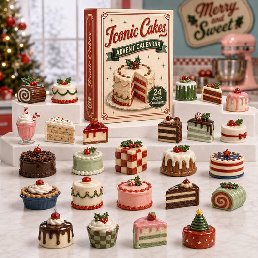 Iconic Cakes Advent Calendar 2026 - 24-Day Festive Countdown