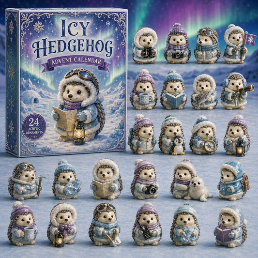 Icy Hedgehog Advent Calendar 2026 - 24-Day Festive Countdown