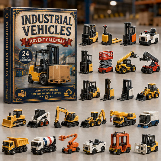 Industrial Vehicles Fleet Advent Calendar 2026 - 24-Day Festive Countdown