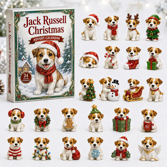 Jack Russell Christmas Advent Calendar 2026 - 24-Day Festive Countdown