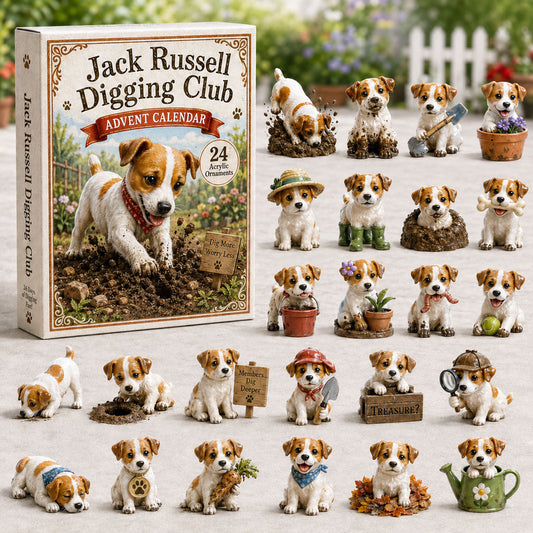 Jack Russell Digging Club Advent Calendar 2026 - 24-Day Festive Countdown