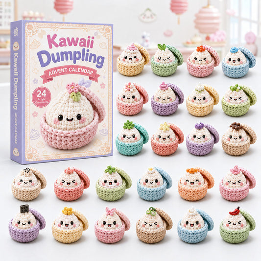 Kawaii Dumpling Advent Calendar 2026 - 24-Day Festive Countdown