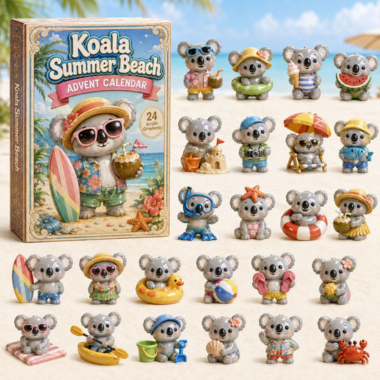 Koala Summer Beach Advent Calendar 2026 - 24-Day Festive Countdown